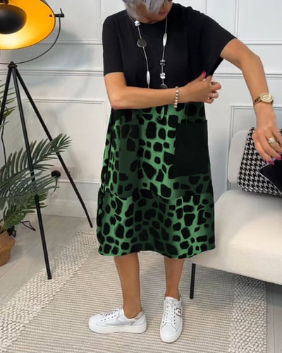 Lina | Luftiges Sommerkleid mit Rundhalsausschnitt