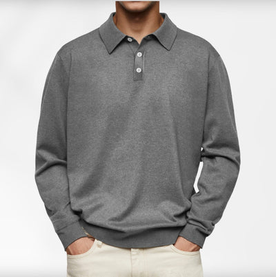 Carl | Langarm-Poloshirt für Herren