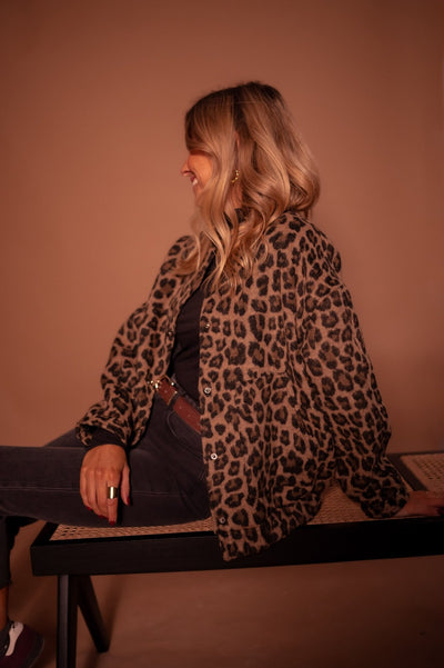 Luna | Trendige Jacke mit Leopardenmuster