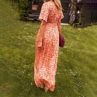 Romy | Sommerkleid mit V-Ausschnitt
