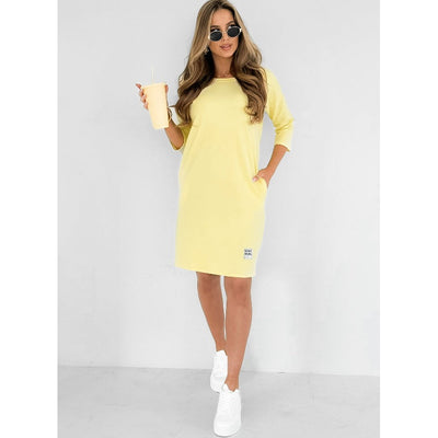 Mira | Kleid mit 3/4-Ärmeln und Taschen
